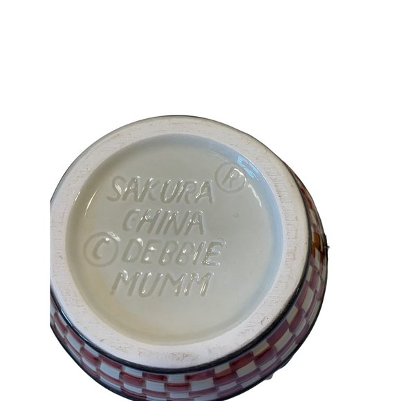 Debbie Mumm Mini Teapot Holly Toss Sakura Collector Series - Picture 8 of 12